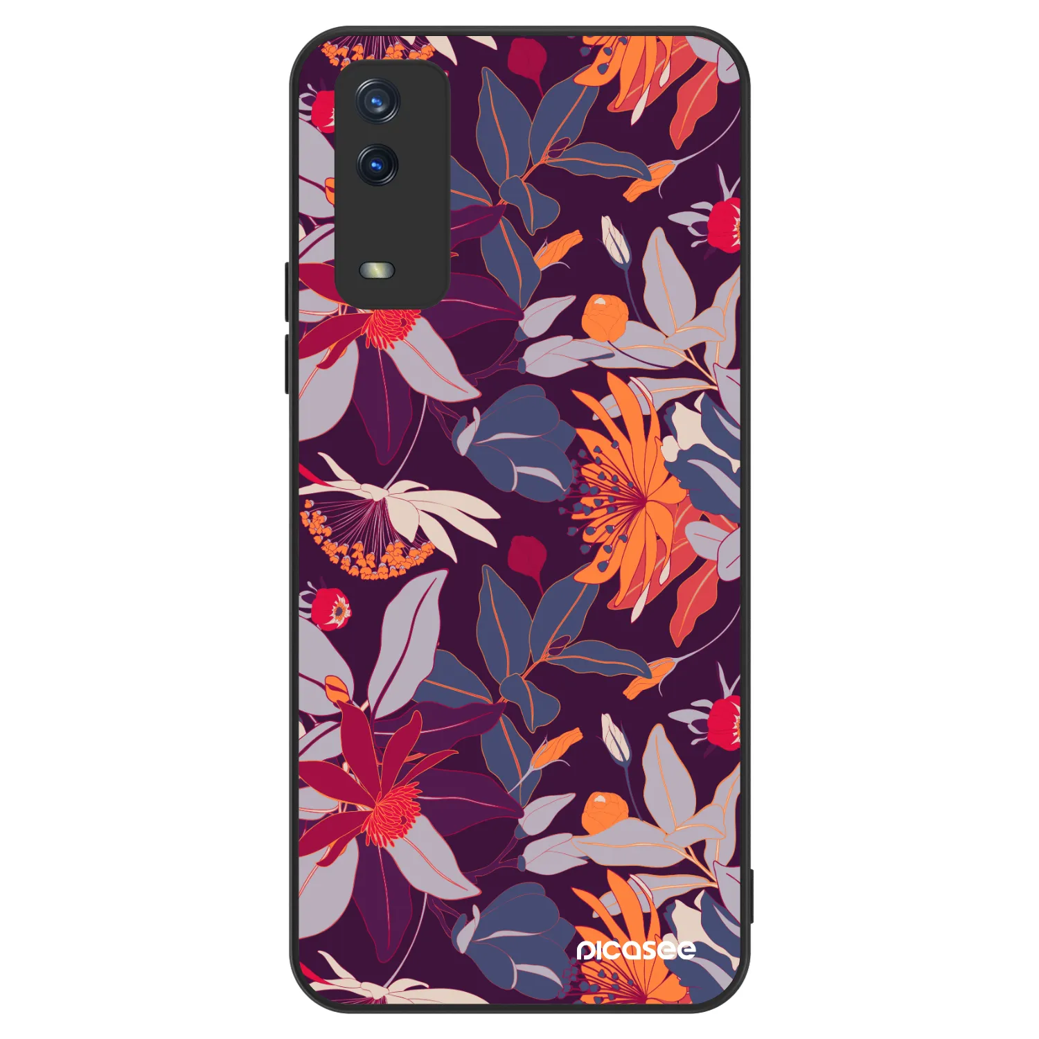 Picasee ULTIMATE CASE für Vivo Y11s - Purple Leaf