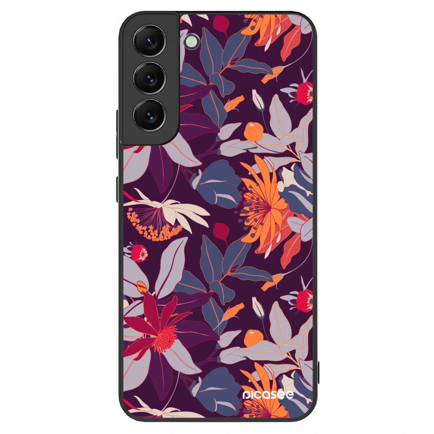 Picasee ULTIMATE CASE für Samsung Galaxy S22+ 5G - Purple Leaf