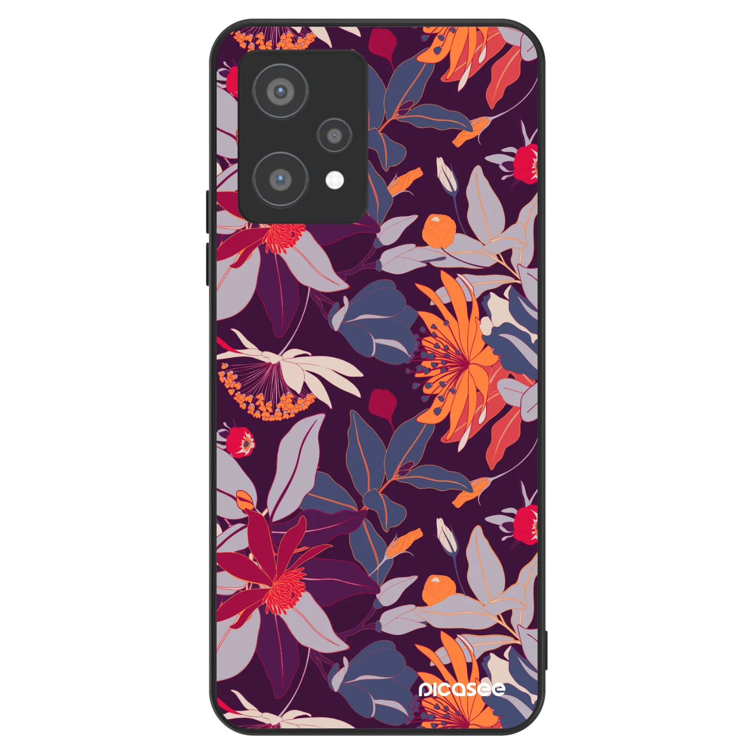 Picasee ULTIMATE CASE für Realme 9 Pro 5G - Purple Leaf