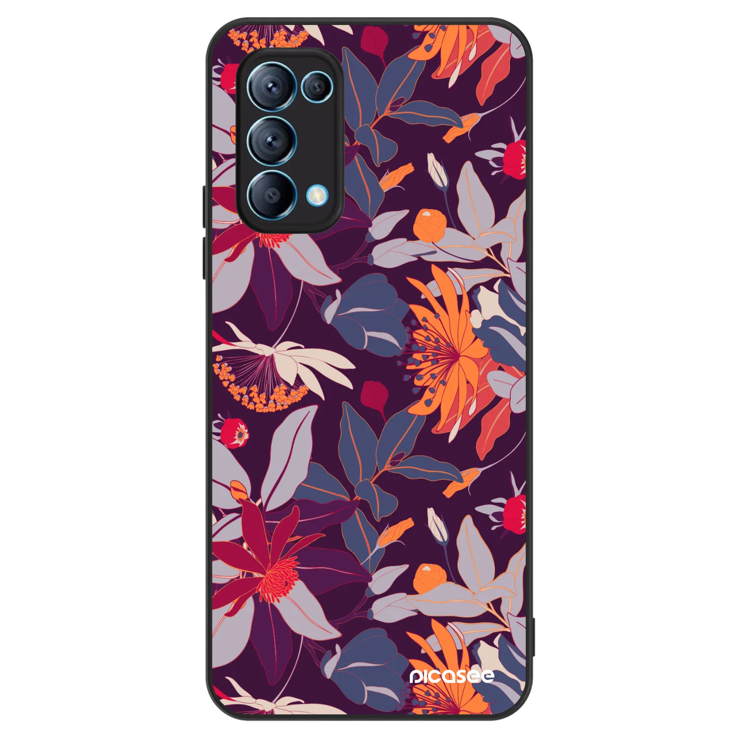 Picasee ULTIMATE CASE für OPPO Reno 5 5G - Purple Leaf