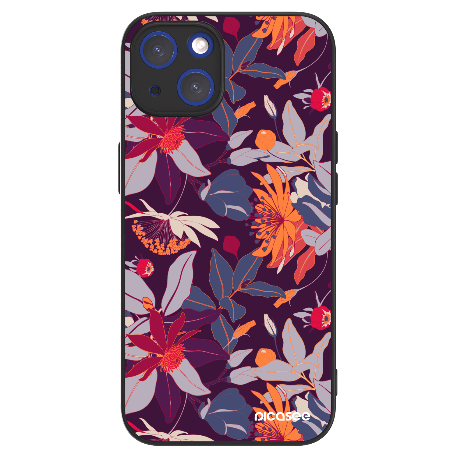 Picasee ULTIMATE CASE für Apple iPhone 14 - Purple Leaf