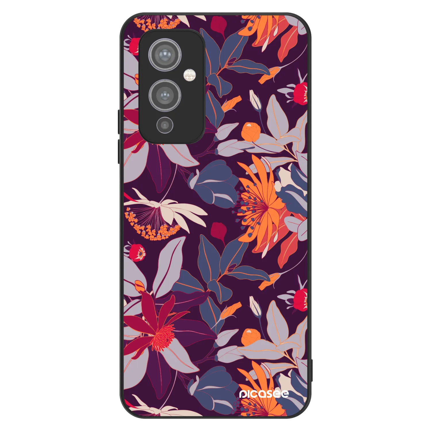Picasee ULTIMATE CASE für OnePlus 9 - Purple Leaf