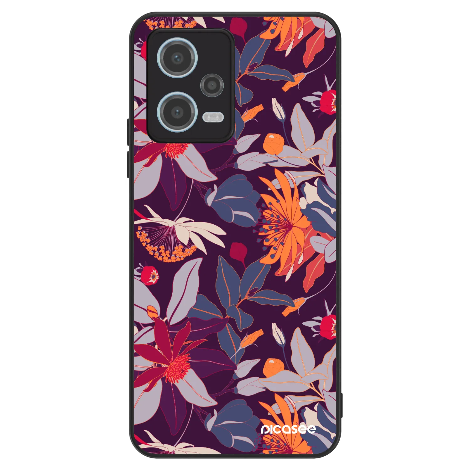 Picasee ULTIMATE CASE für Xiaomi Redmi Note 12 5G - Purple Leaf