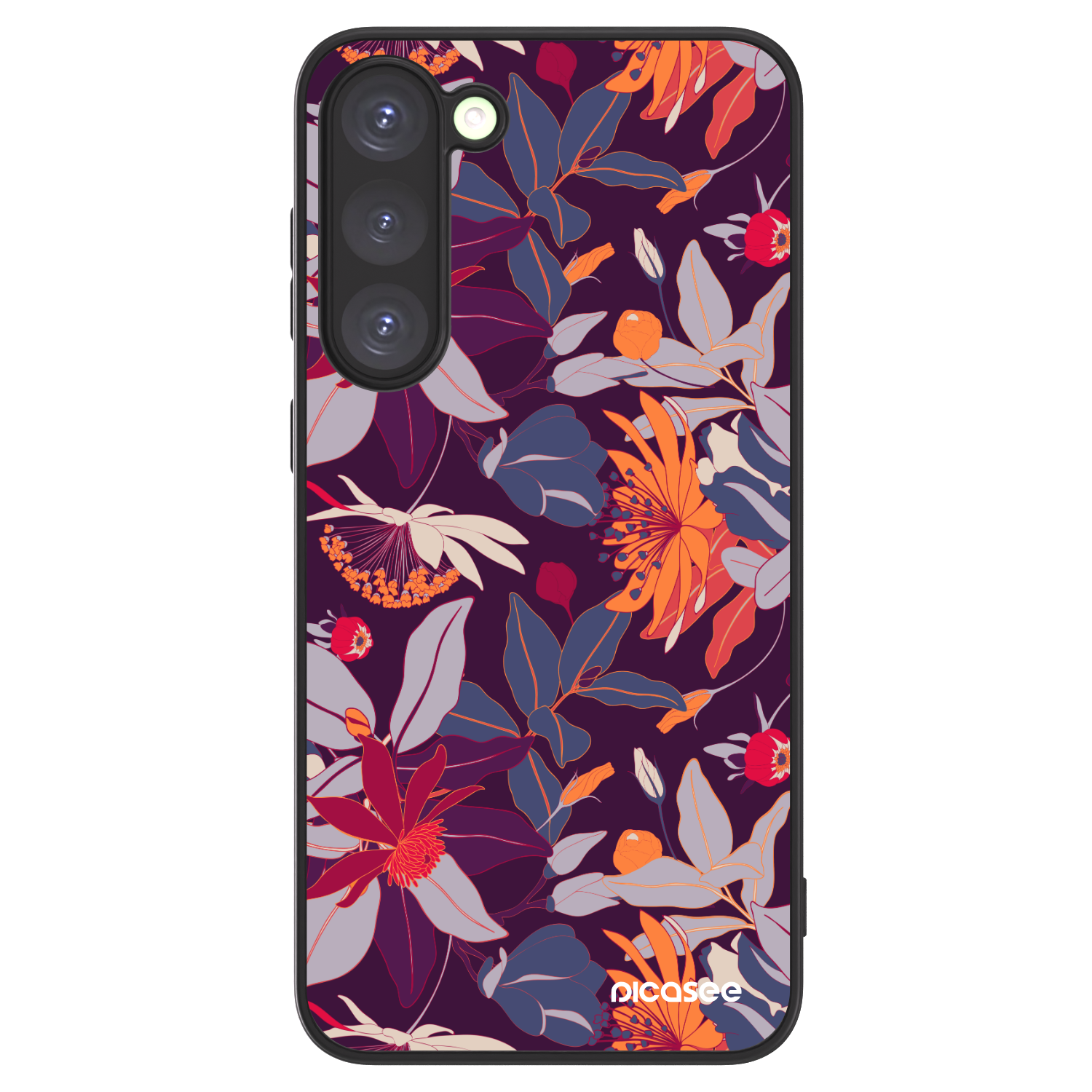 Picasee ULTIMATE CASE PowerShare für Samsung Galaxy S23+ 5G - Purple Leaf