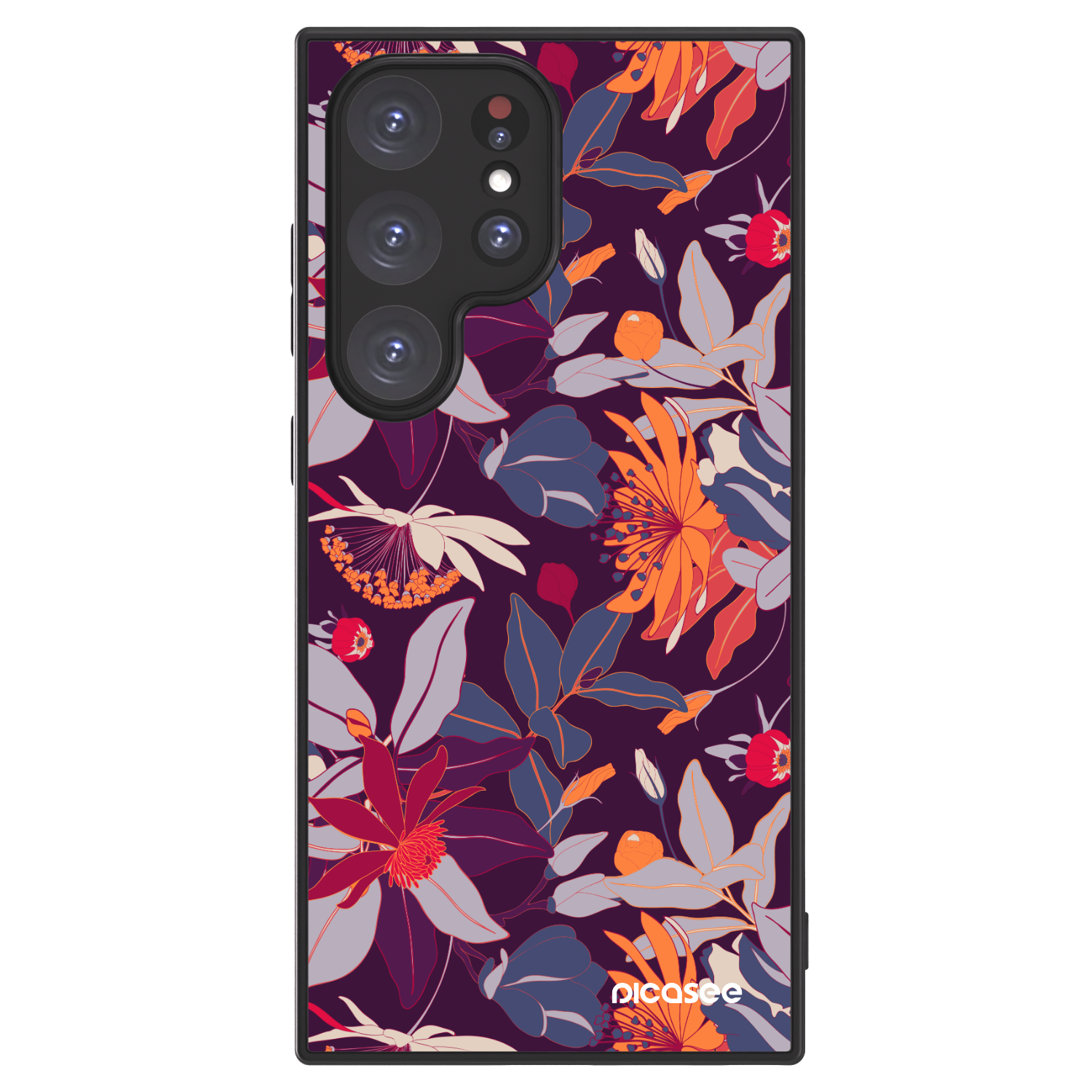 Picasee ULTIMATE CASE für Samsung Galaxy S24 Ultra S928B 5G - Purple Leaf