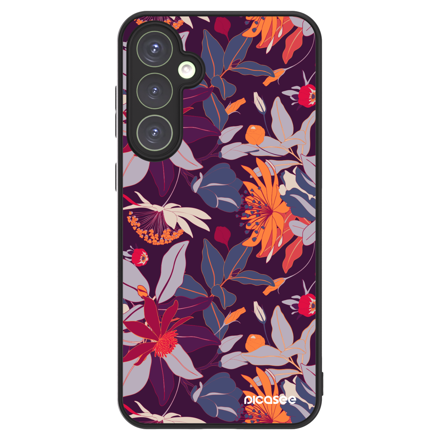 Picasee ULTIMATE CASE PowerShare für Samsung Galaxy S23 FE S711B - Purple Leaf