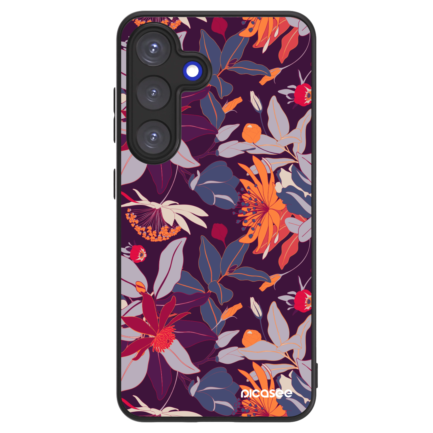 Picasee ULTIMATE CASE für Samsung Galaxy A25 A256B 5G - Purple Leaf