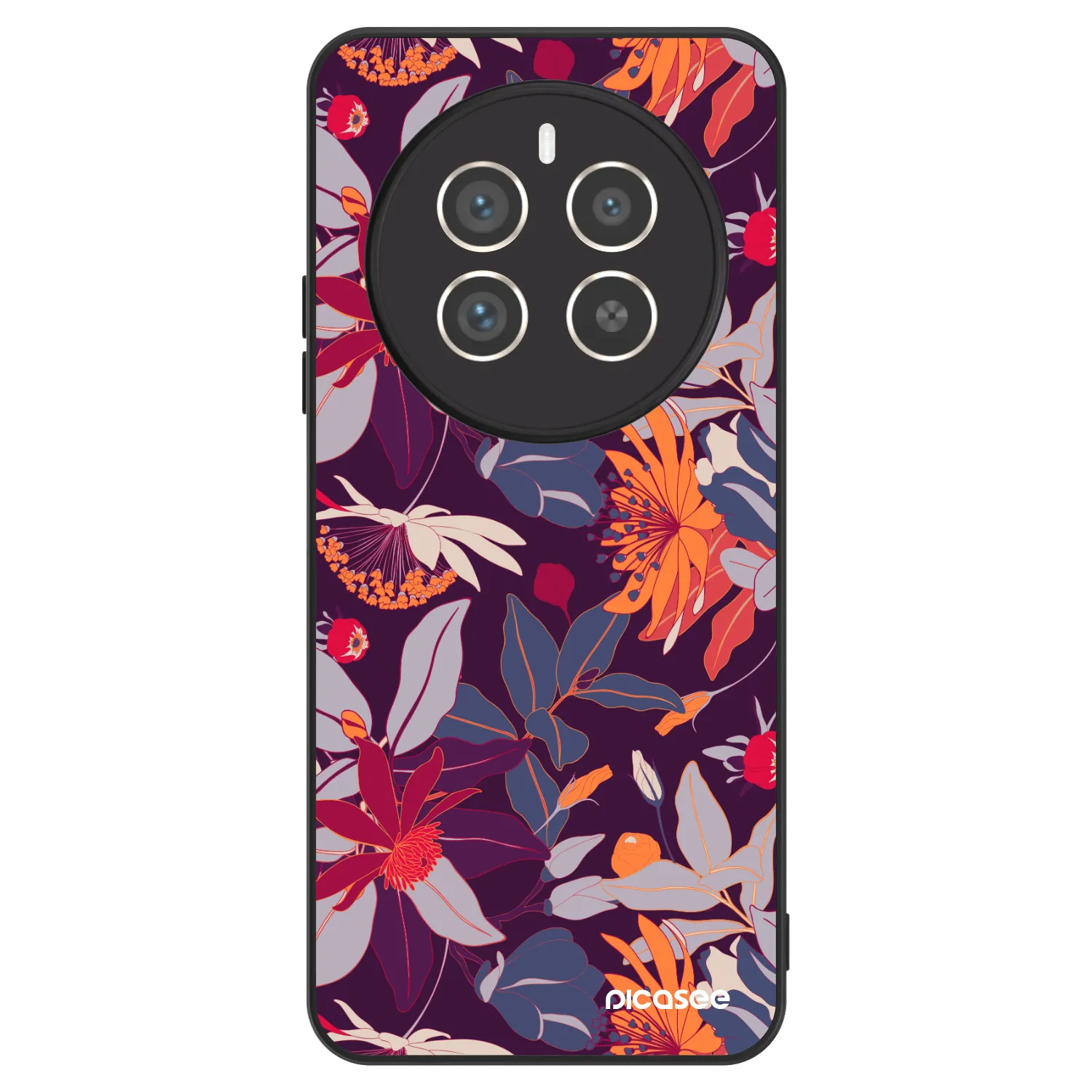 Picasee ULTIMATE CASE für Realme 12 Pro 5G - Purple Leaf
