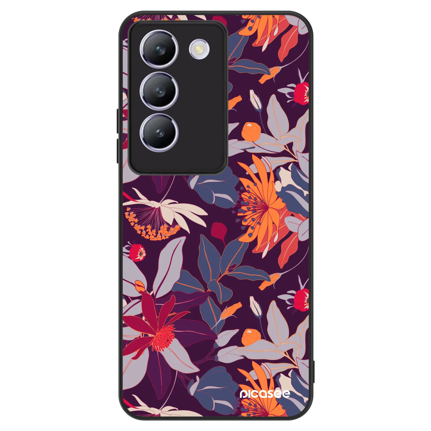 Picasee ULTIMATE CASE für Vivo V40 SE 5G - Purple Leaf