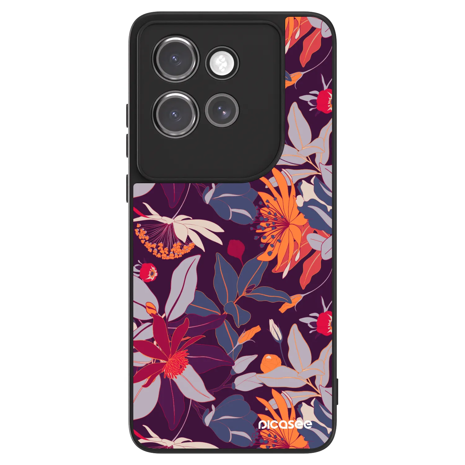 Picasee ULTIMATE CASE für Motorola Edge 50 Neo - Purple Leaf