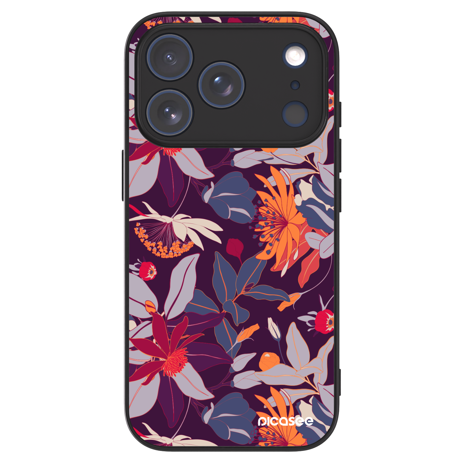Picasee ULTIMATE CASE MagSafe für Apple iPhone 17 Pro - Purple Leaf