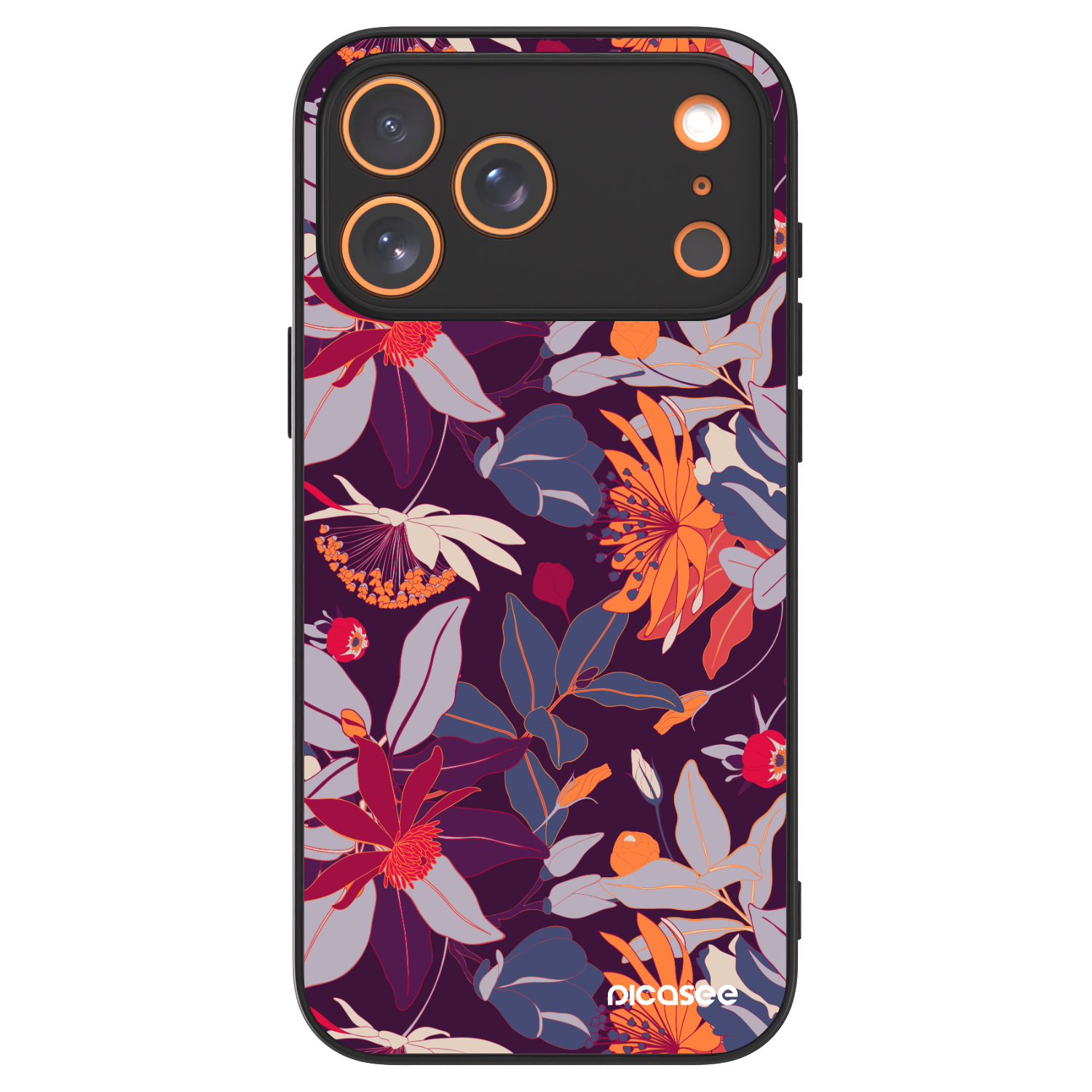 Picasee ULTIMATE CASE MagSafe für Apple iPhone 17 Pro Max - Purple Leaf