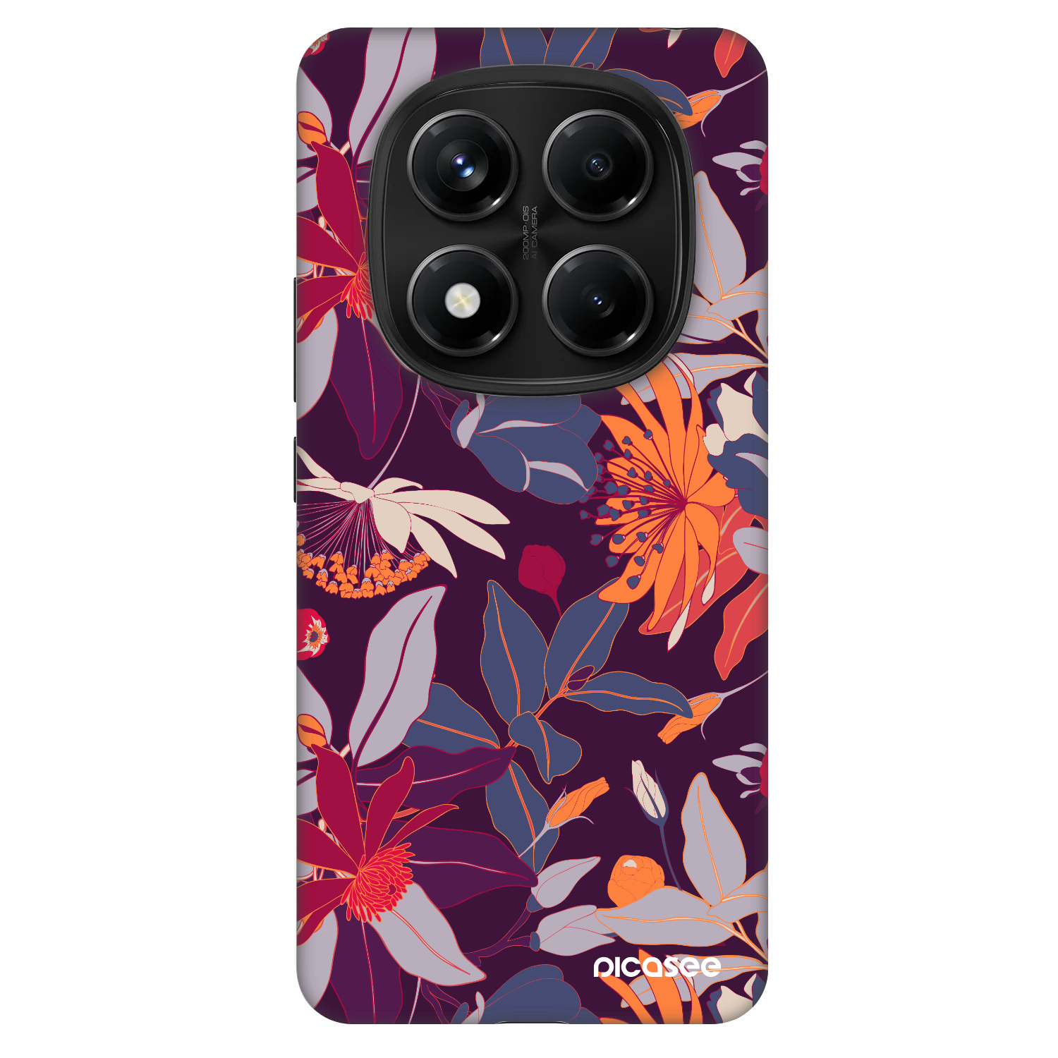 Picasee Fashion Case für Xiaomi Redmi Note 14 Pro 5G - Purple Leaf