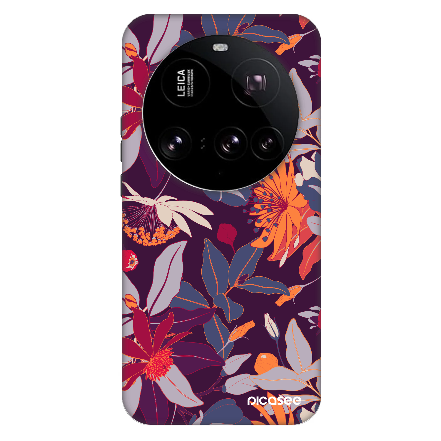 Picasee Fashion Case für Xiaomi 15 Ultra - Purple Leaf