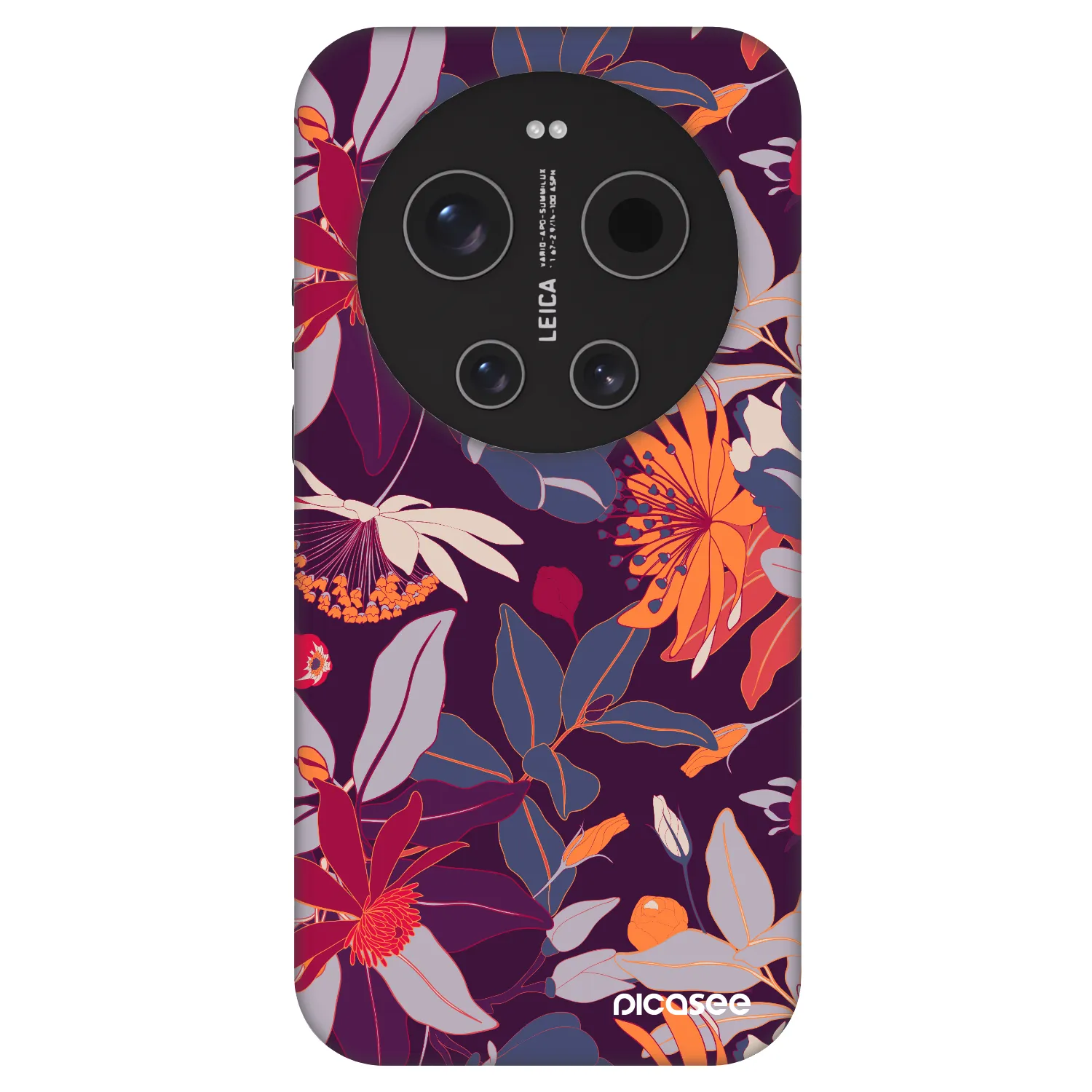 Picasee Fashion Case für Xiaomi 17 Ultra - Purple Leaf