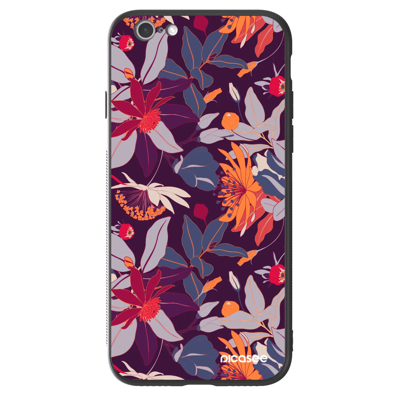 Picasee ULTIMATE CASE für Apple iPhone 6/6S - Purple Leaf