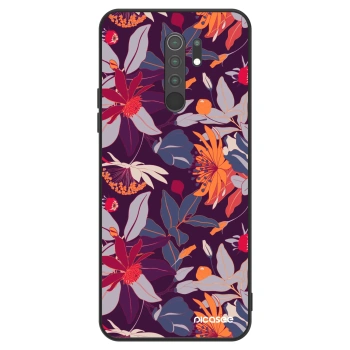 Hülle für Xiaomi Redmi 9 - Purple Leaf