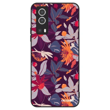 Hülle für Vivo Y72 5G - Purple Leaf
