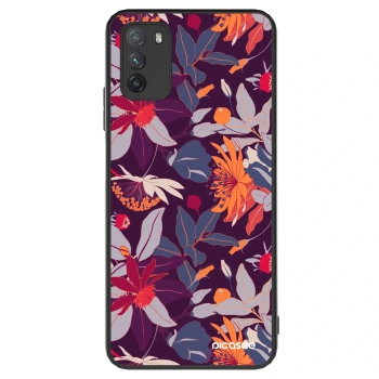 Hülle für Xiaomi Poco M3 - Purple Leaf