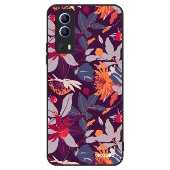 Hülle für Vivo Y52 5G - Purple Leaf