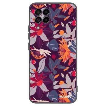 Hülle für Samsung Galaxy M53 5G - Purple Leaf