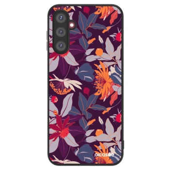 Picasee ULTIMATE CASE für Samsung Galaxy A14 4G A145R - Purple Leaf
