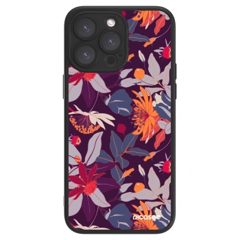 Picasee ULTIMATE CASE für Apple iPhone 15 Pro Max - Purple Leaf