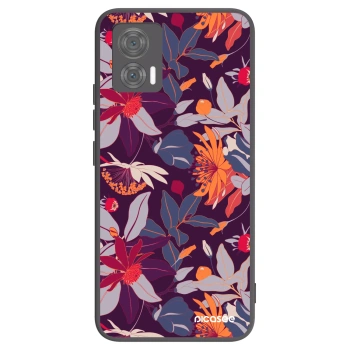 Hülle für Motorola Edge 30 Neo - Purple Leaf