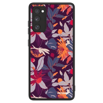 Picasee ULTIMATE CASE PowerShare für Samsung Galaxy S20 FE - Purple Leaf