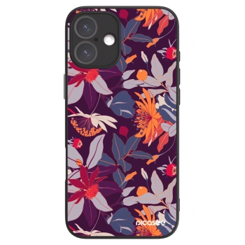 Picasee ULTIMATE CASE MagSafe für Apple iPhone 16 Plus - Purple Leaf