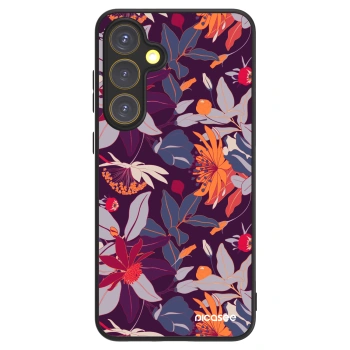 Picasee ULTIMATE CASE für Samsung Galaxy S24 FE S721B - Purple Leaf