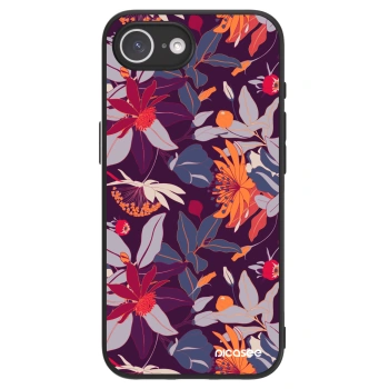 Picasee ULTIMATE CASE MagSafe für Apple iPhone 16e - Purple Leaf