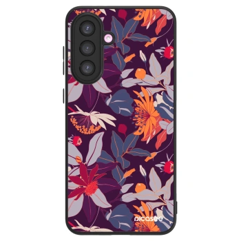 Picasee ULTIMATE CASE für Samsung Galaxy A56 5G A566B - Purple Leaf