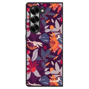 Hülle für Samsung Galaxy Z Fold6 5G - Purple Leaf