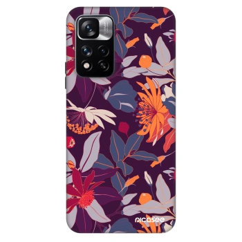 Hülle für Xiaomi Redmi Note 11 Pro 5G - Purple Leaf