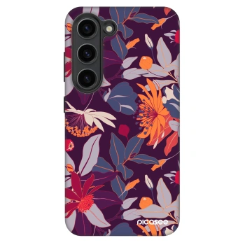 Hülle für Samsung Galaxy S23 5G - Purple Leaf