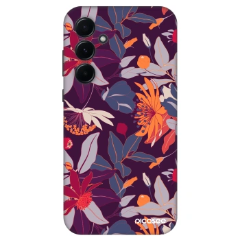 Hülle für Samsung Galaxy A55 5G A556B - Purple Leaf