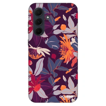 Hülle für Samsung Galaxy A35 5G A356B - Purple Leaf