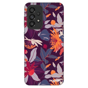 Hülle für Samsung Galaxy A33 5G A336 - Purple Leaf