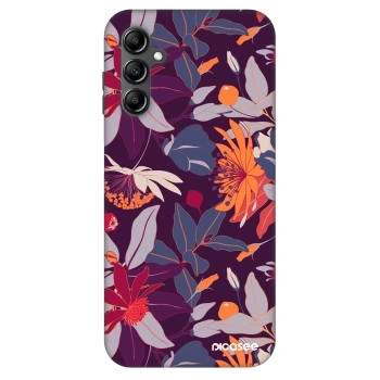 Hülle für Samsung Galaxy A14 5G A146P - Purple Leaf