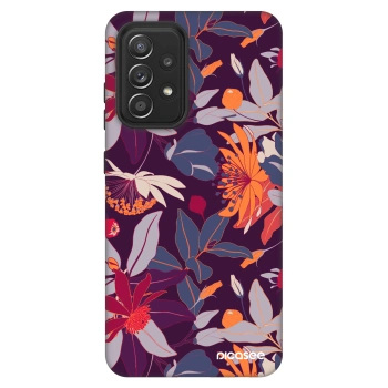 Hülle für Samsung Galaxy A52 5G A525F - Purple Leaf