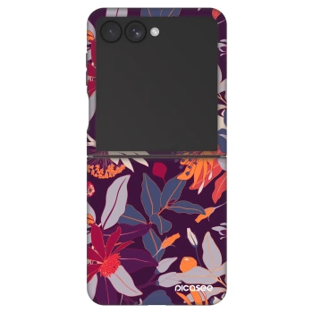 Hülle für Samsung Galaxy Z Flip7 5G - Purple Leaf