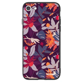 Picasee ULTIMATE CASE für Apple iPhone 7 - Purple Leaf