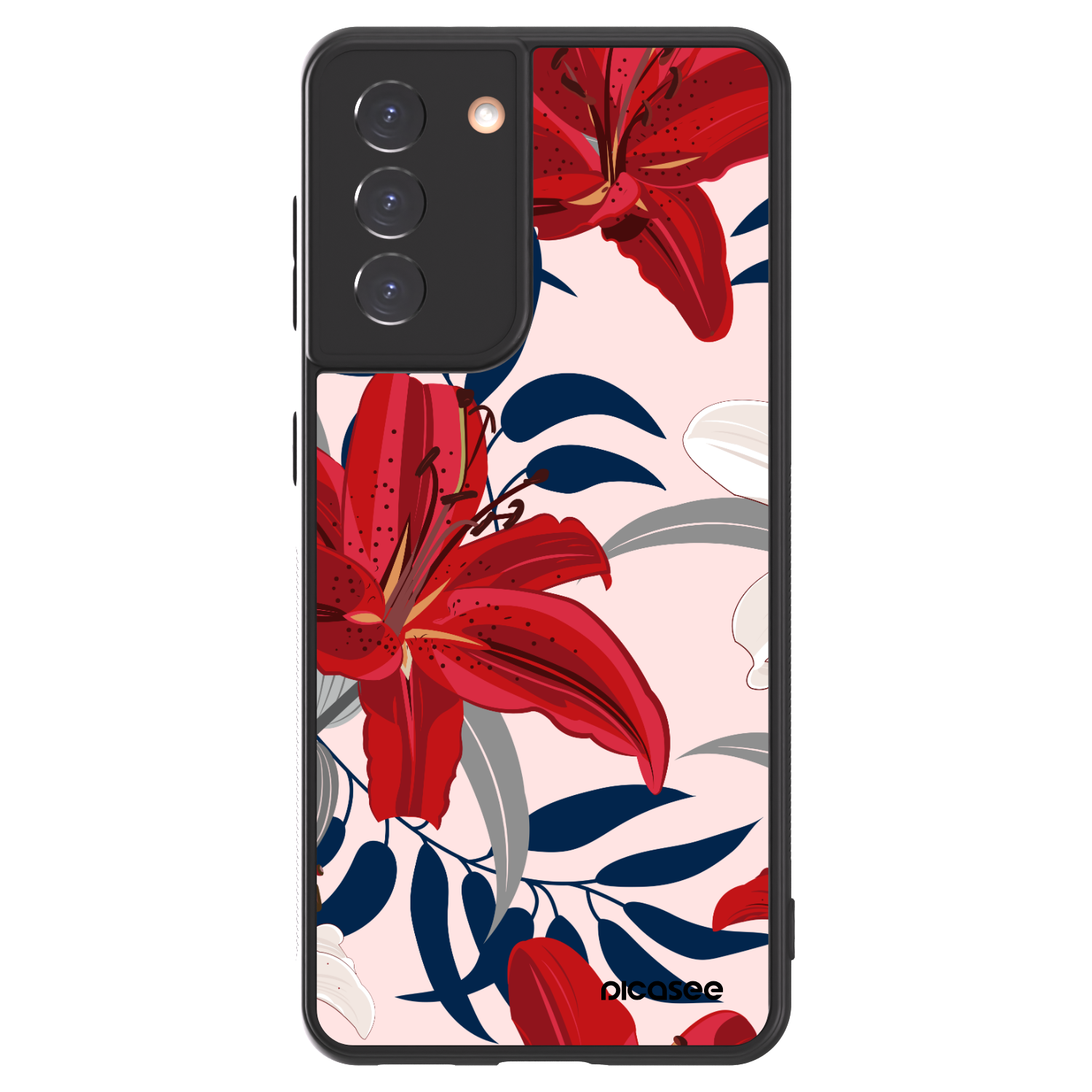 Picasee ULTIMATE CASE für Samsung Galaxy S21 5G G991B - Red Lily