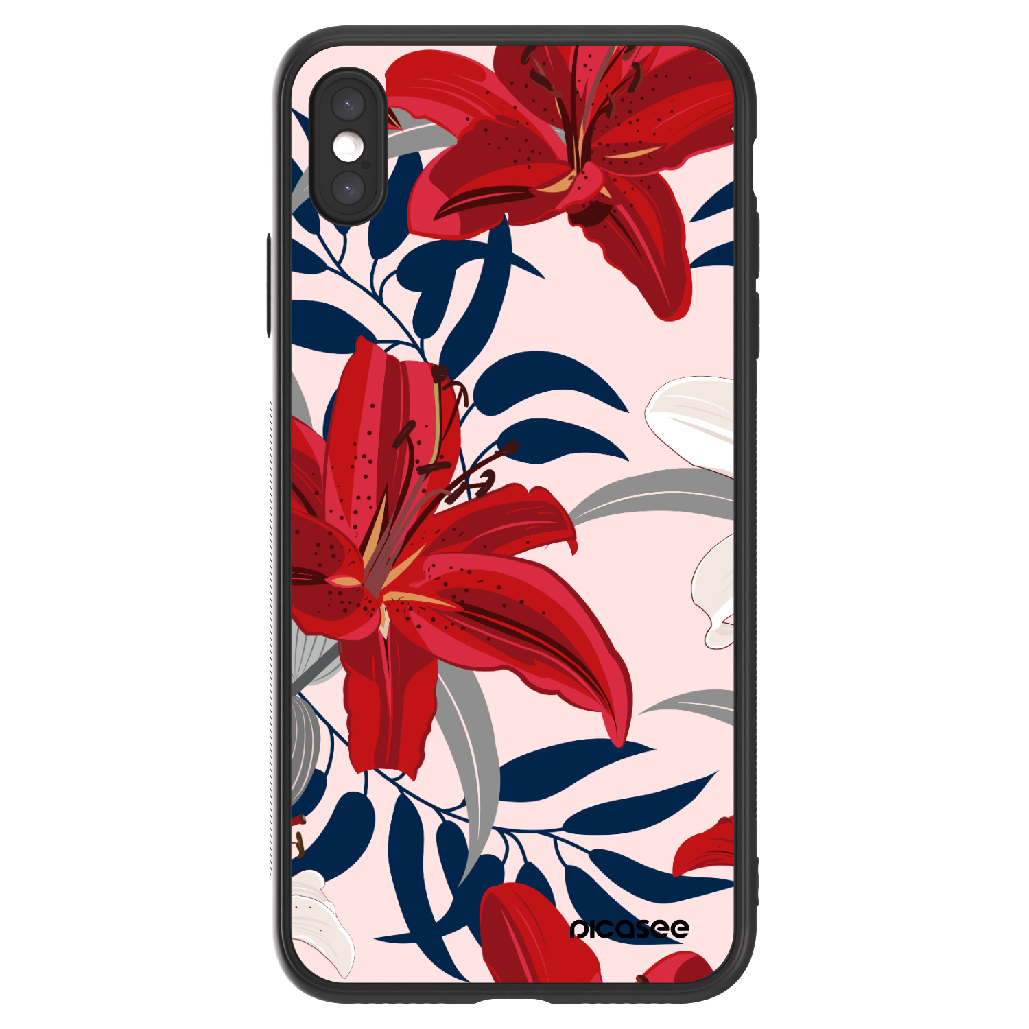 Picasee ULTIMATE CASE für Apple iPhone XS Max - Red Lily