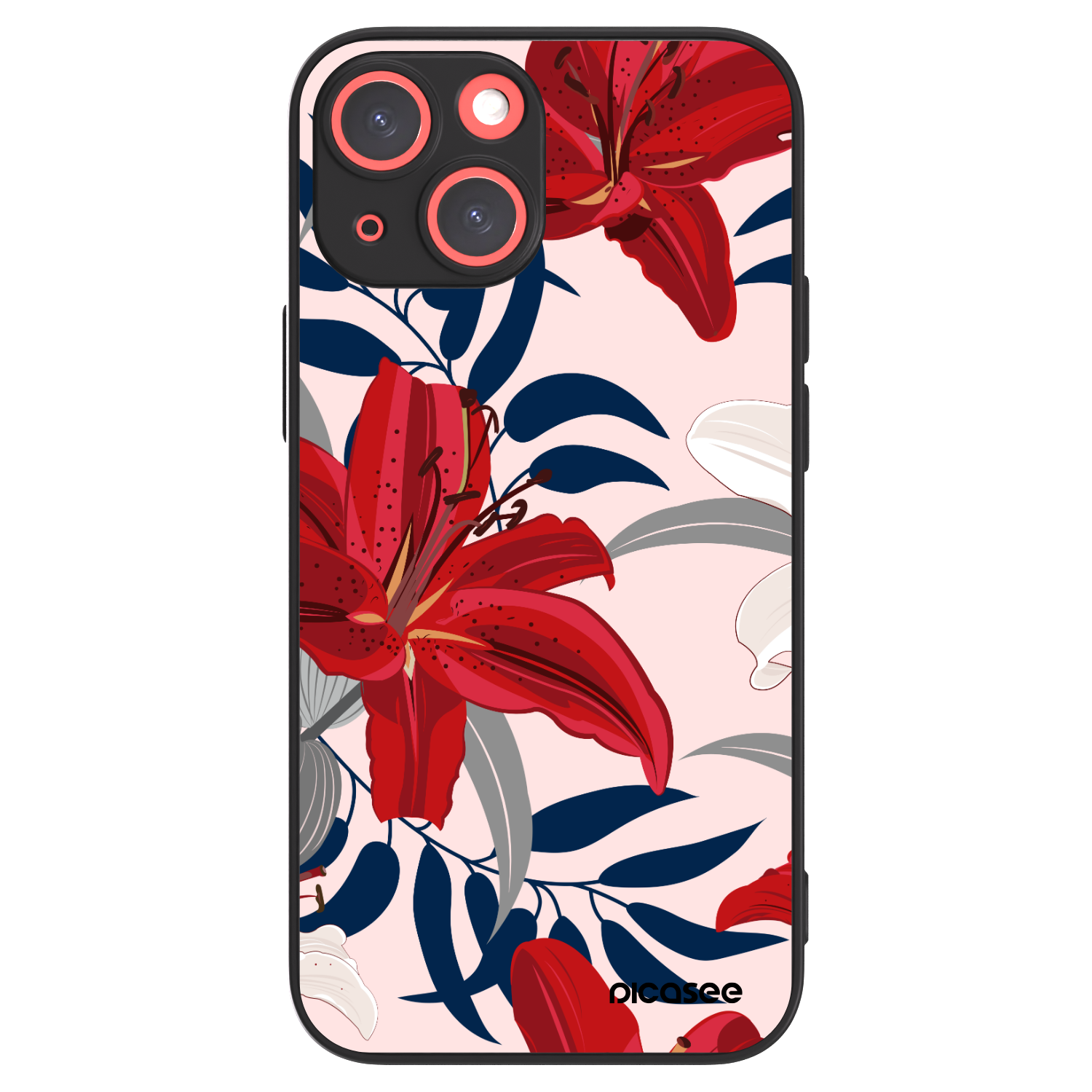 Picasee ULTIMATE CASE für Apple iPhone 13 mini - Red Lily