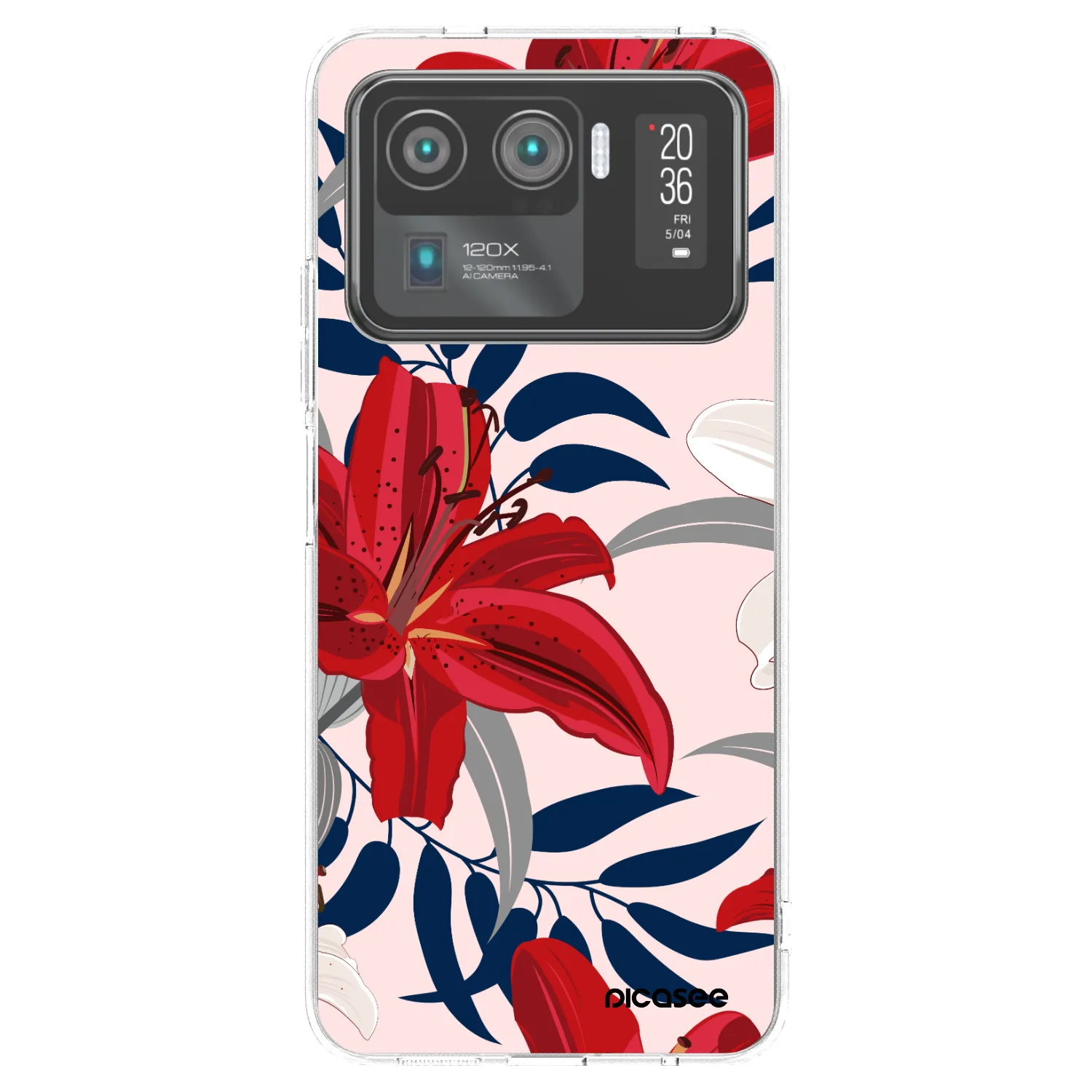 Picasee Xiaomi Mi 11 Ultra Hülle - Transparentes Silikon - Red Lily