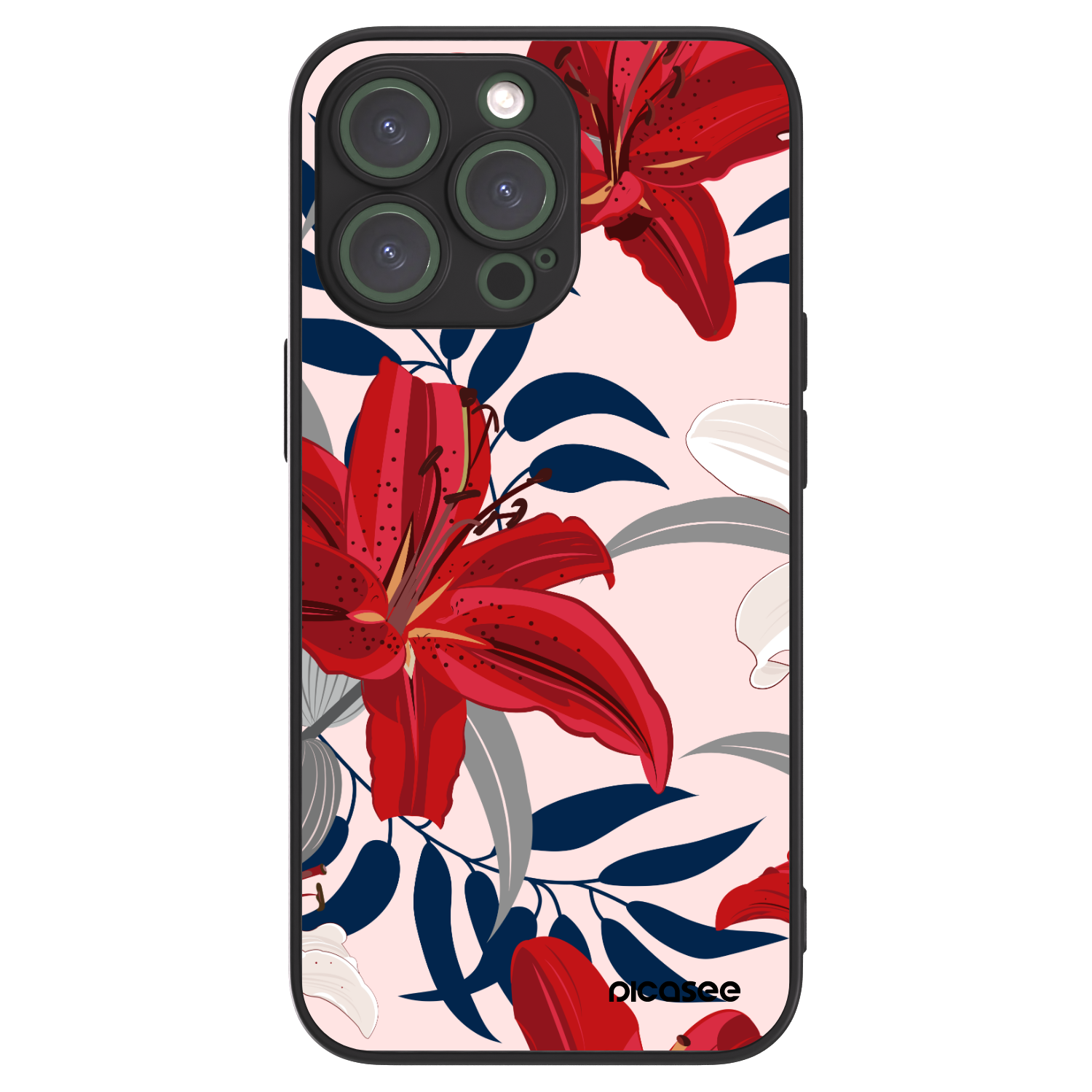 Picasee ULTIMATE CASE MagSafe für Apple iPhone 13 Pro - Red Lily