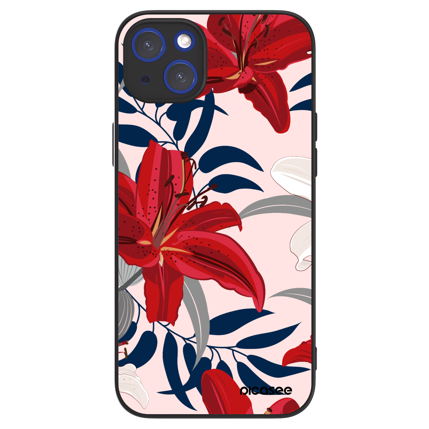Picasee ULTIMATE CASE MagSafe für Apple iPhone 14 Plus - Red Lily