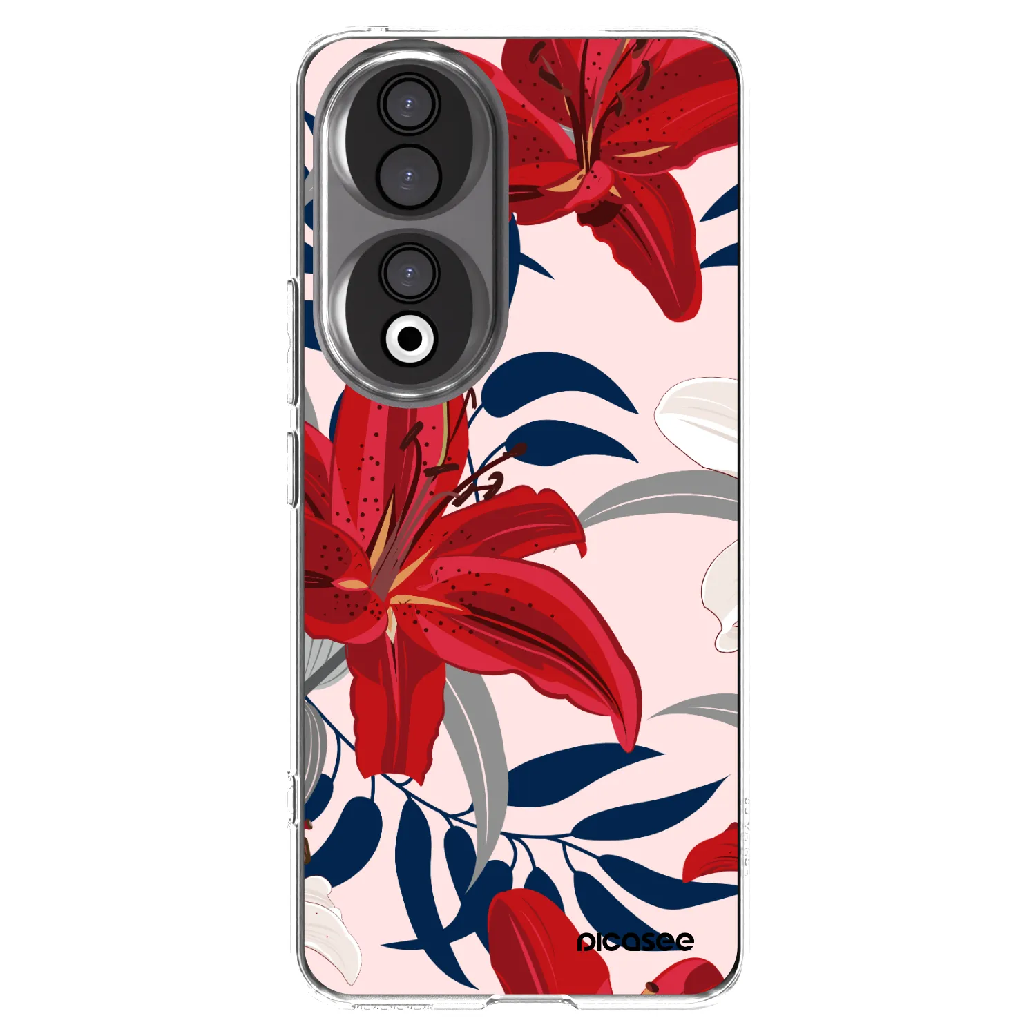 Picasee Honor 90 5G Hülle - Transparentes Silikon - Red Lily